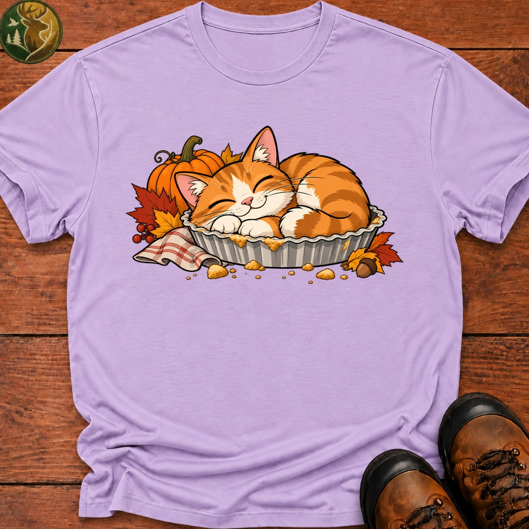 Thanksgiving Can In Pie Tin T-Shirt - Orchid