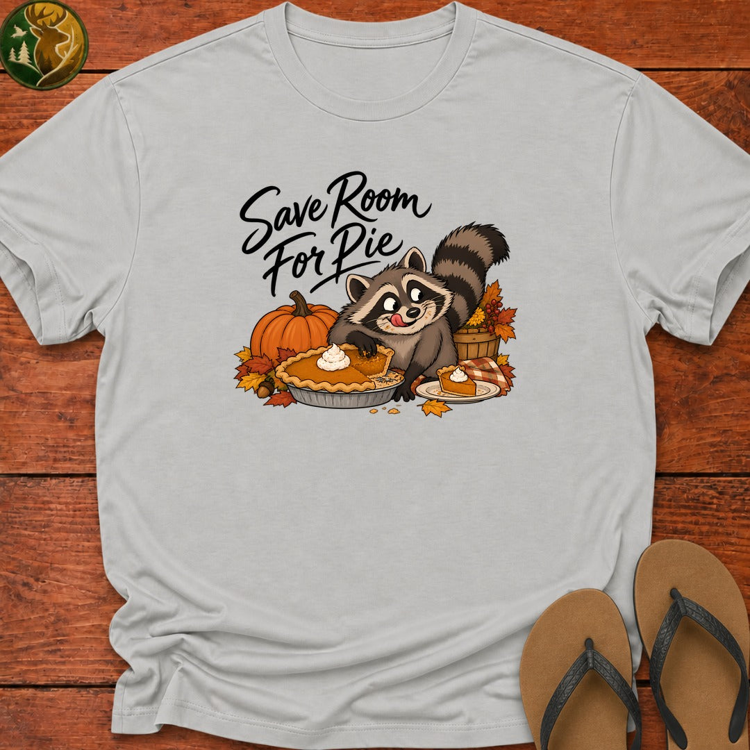 Thanksgiving Save Room For Pie Kids T-Shirt - Ash