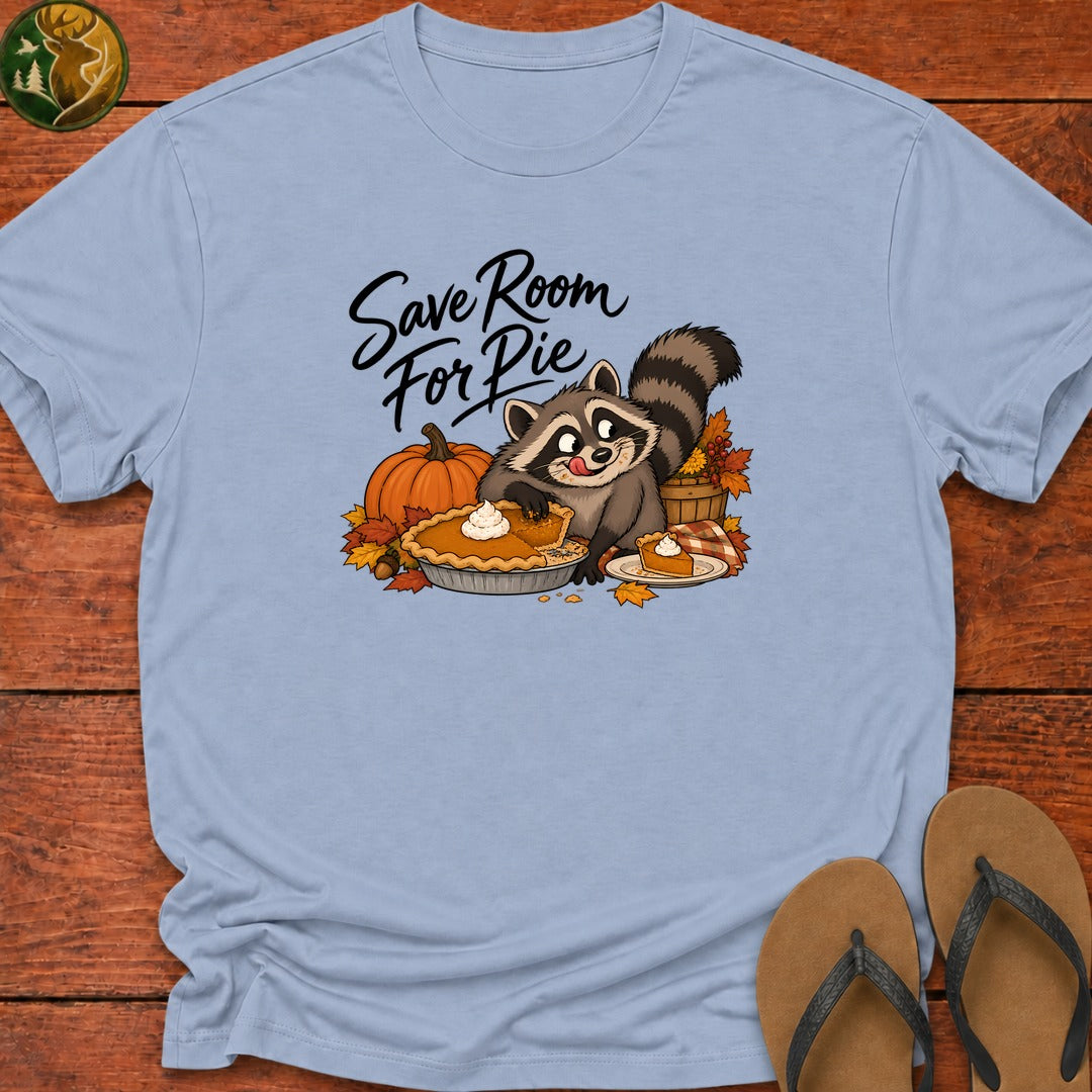 Thanksgiving Save Room For Pie Kids T-Shirt - Light Blue