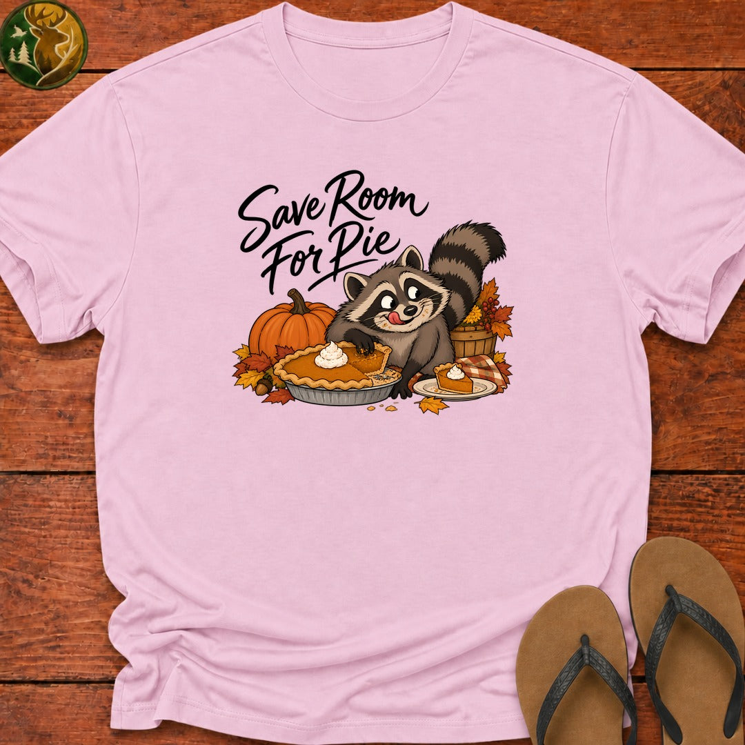 Thanksgiving Save Room For Pie Kids T-Shirt - Light Pink