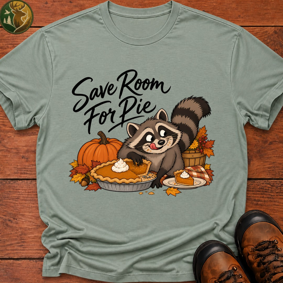 Thanksgiving Save Room For Pie T-Shirt - Bay