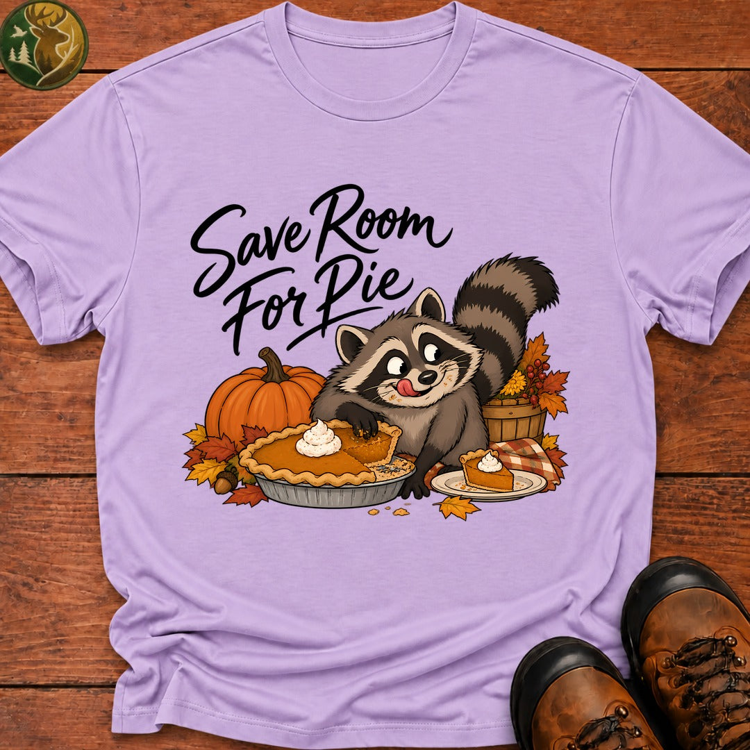 Thanksgiving Save Room For Pie T-Shirt - Orchid