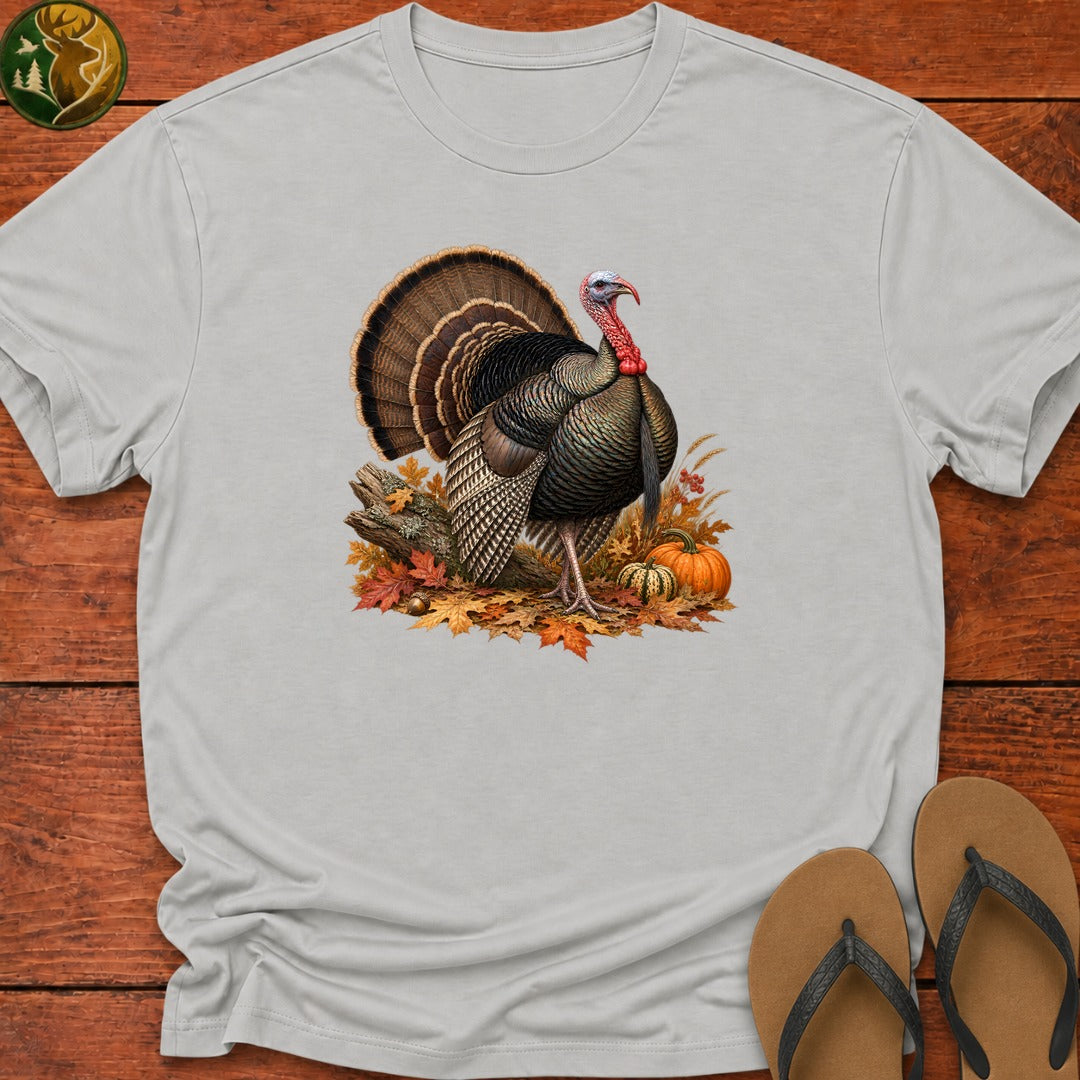 Thanksgiving Turkey Strut Kids T-Shirt - Ash