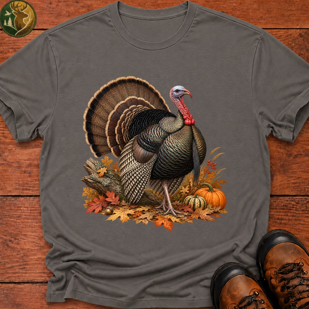 Thanksgiving Turkey Strut T-Shirt - Grey