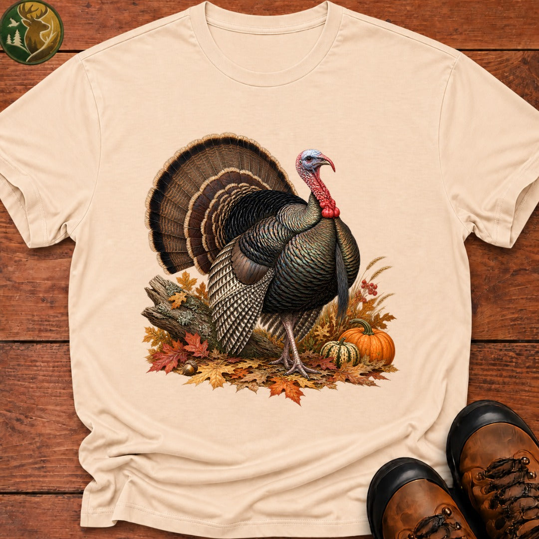 Thanksgiving Turkey Strut T-Shirt - Ivory