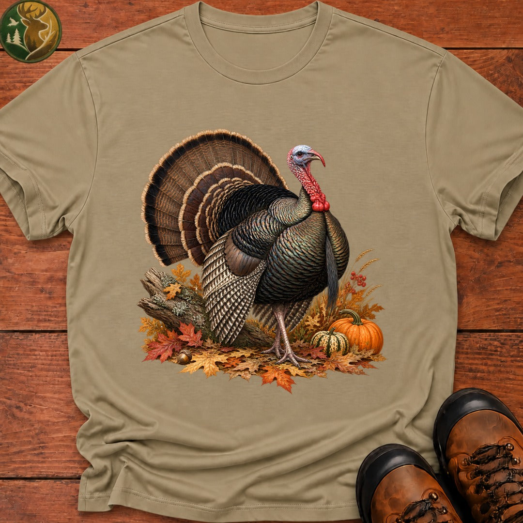 Thanksgiving Turkey Strut T-Shirt - Khaki