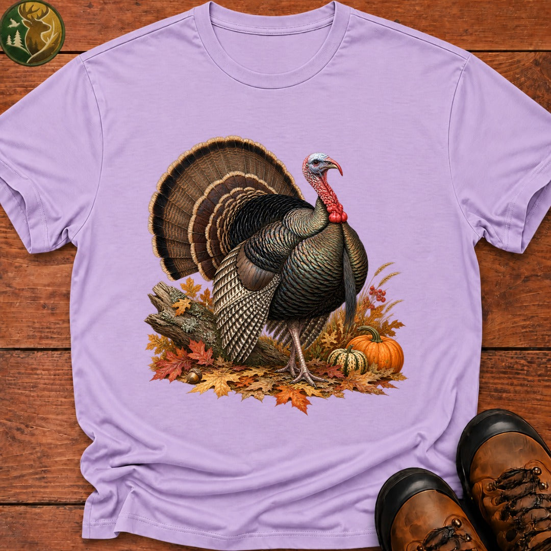 Thanksgiving Turkey Strut T-Shirt - Orchid