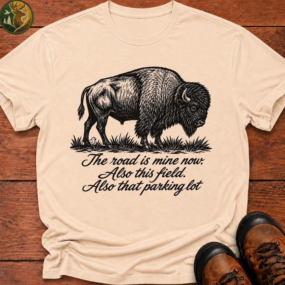 The Road Is Mine Now T Shirt - Ivory