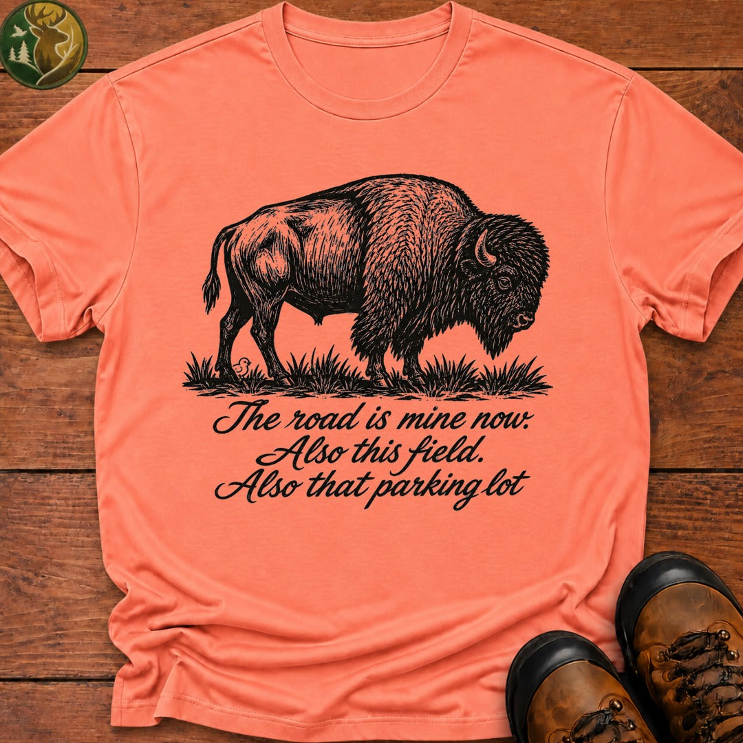 The Road Is Mine Now T Shirt - Melon