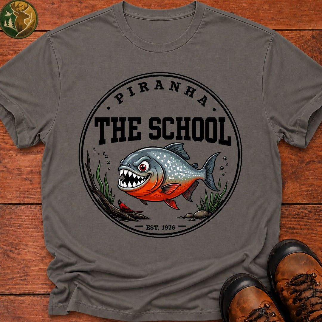 The School T-Shirt - Grey