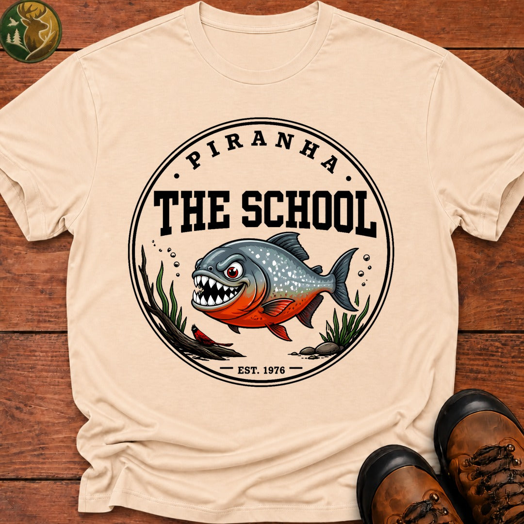 The School T-Shirt - Ivory