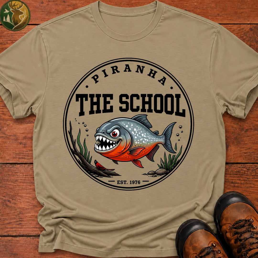 The School T-Shirt - Khaki