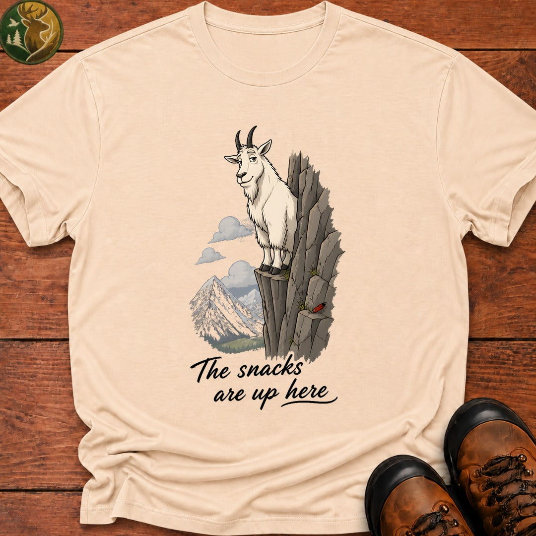 The Snacks Are Up Here T Shirt - Ivory