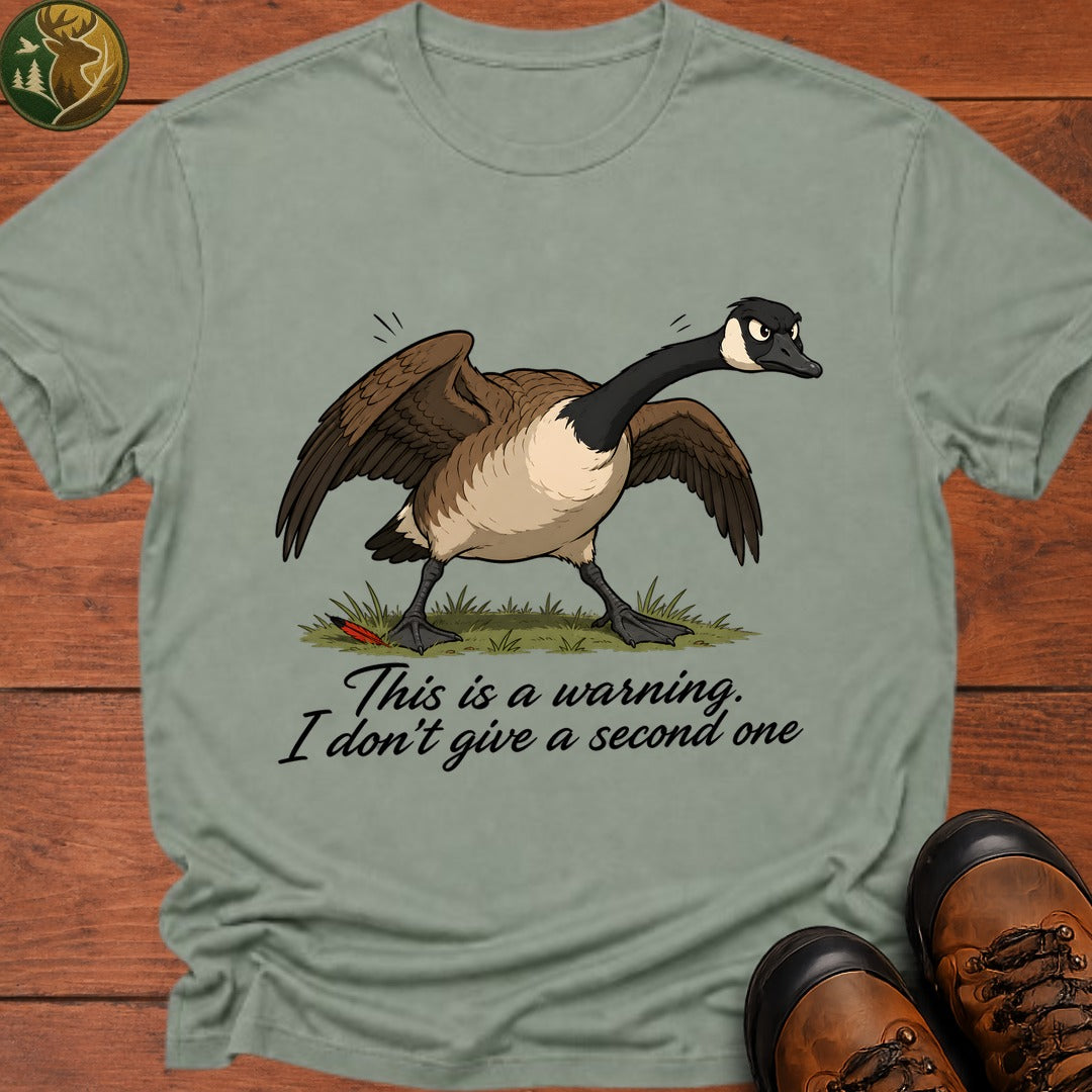 This Is A Warning T Shirt - Bay