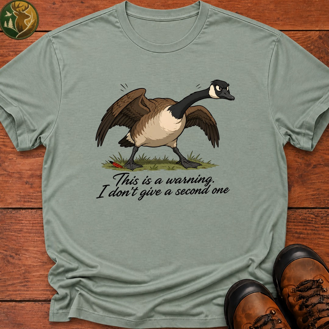 This Is A Warning T Shirt - Bay