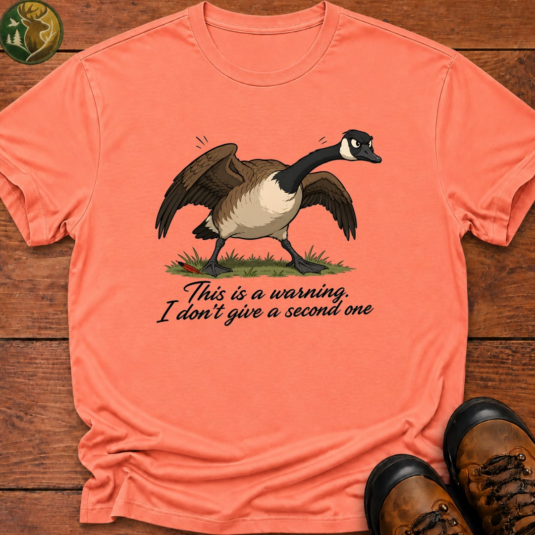 This Is A Warning T Shirt - Melon