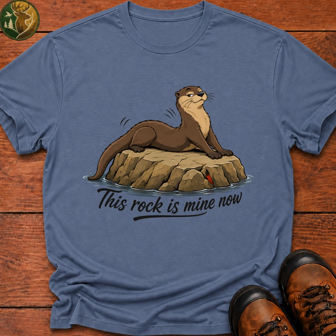 This Rock Is Mine T Shirt - Blue Jean