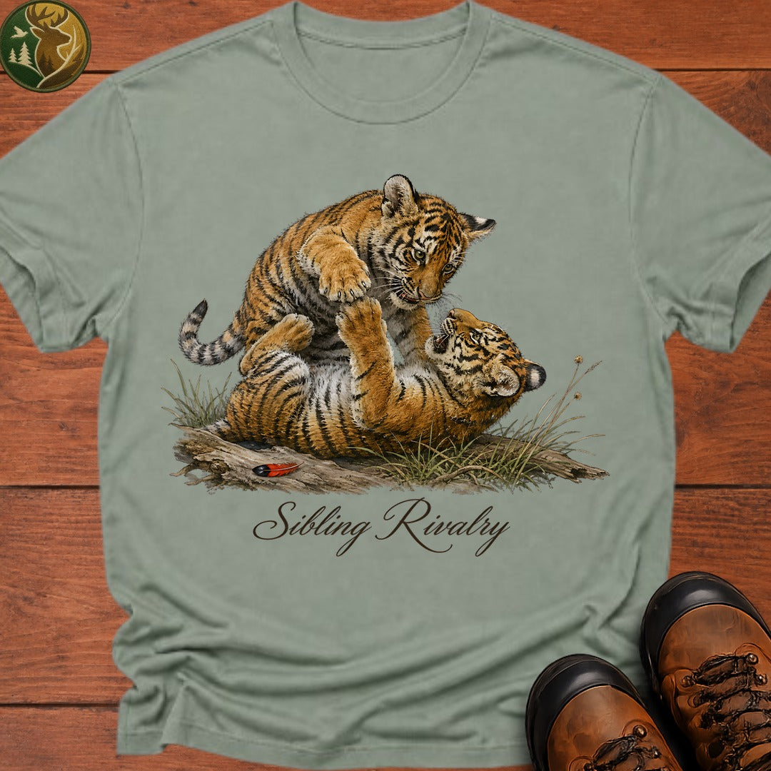 Tiger Sibling Rivalry T Shirt - Bay