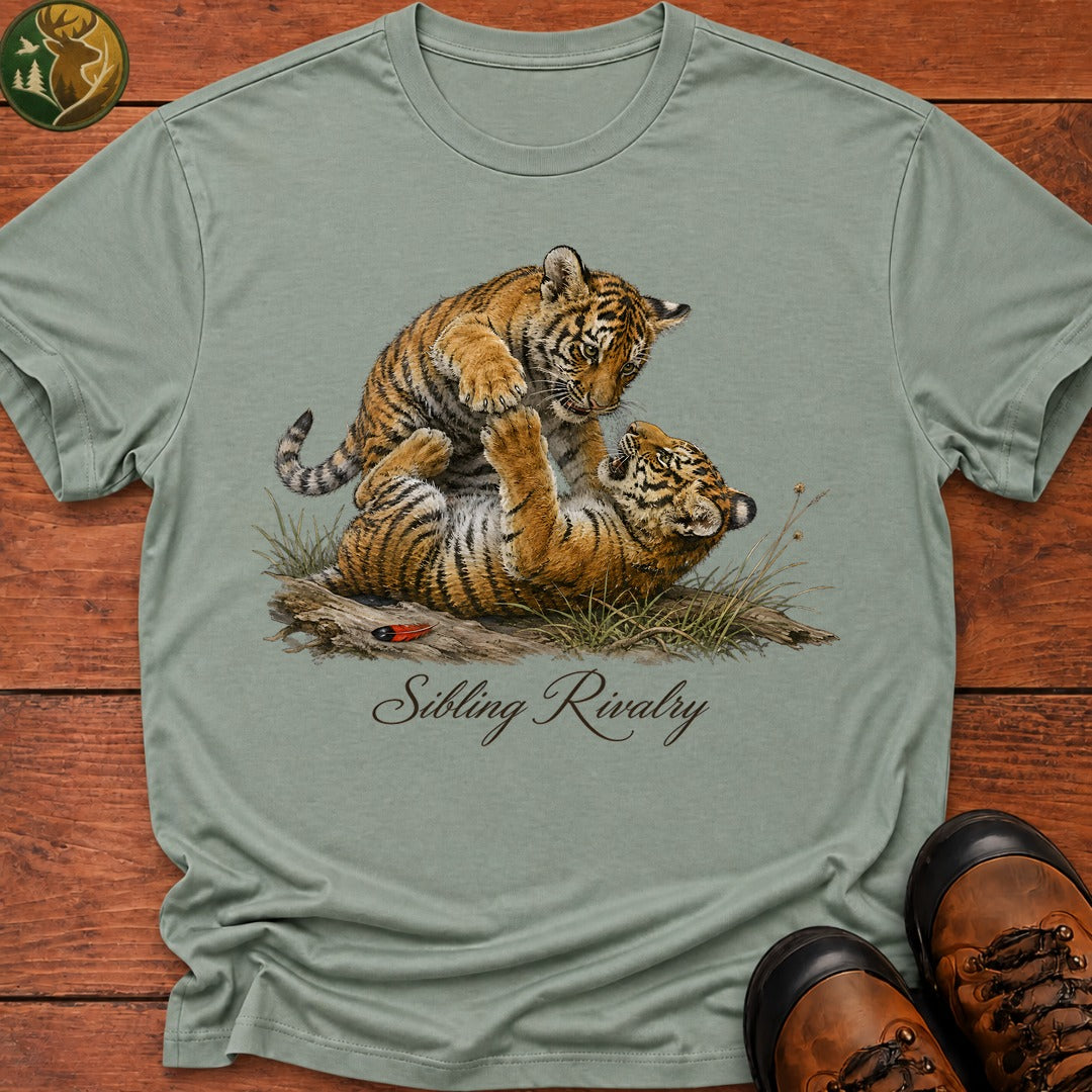 Tiger Sibling Rivalry T Shirt - Bay