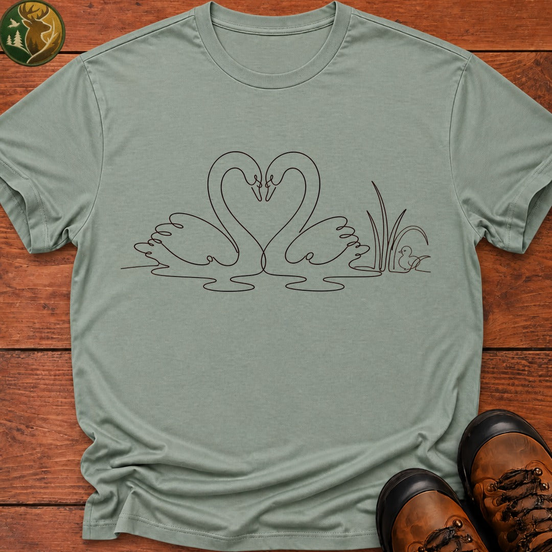 Trumpeter Swans T-Shirt - Bay