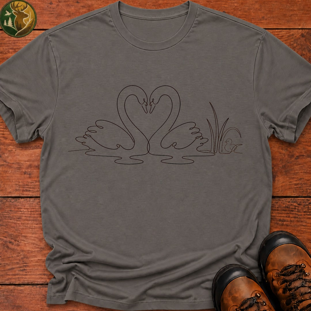Trumpeter Swans T-Shirt - Grey