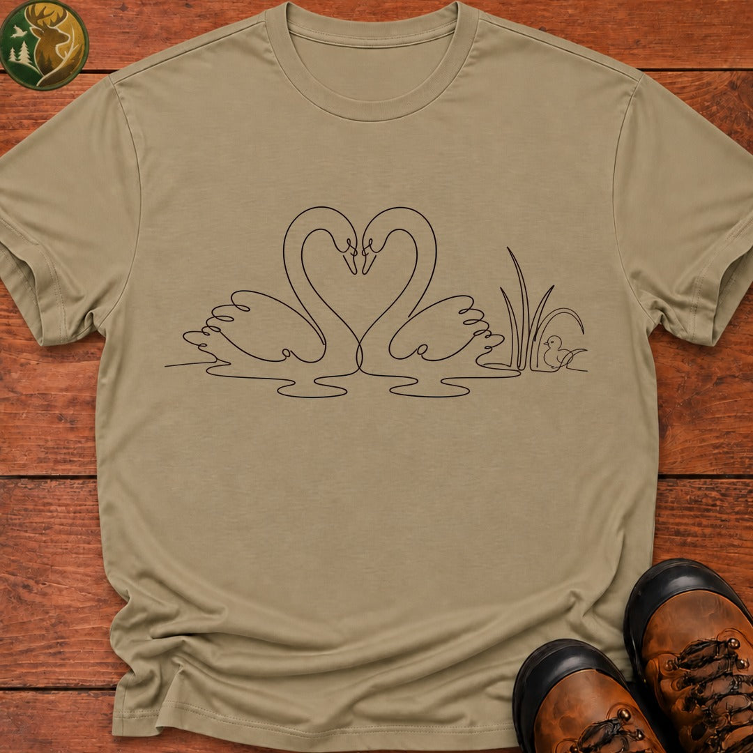 Trumpeter Swans T-Shirt - Khaki