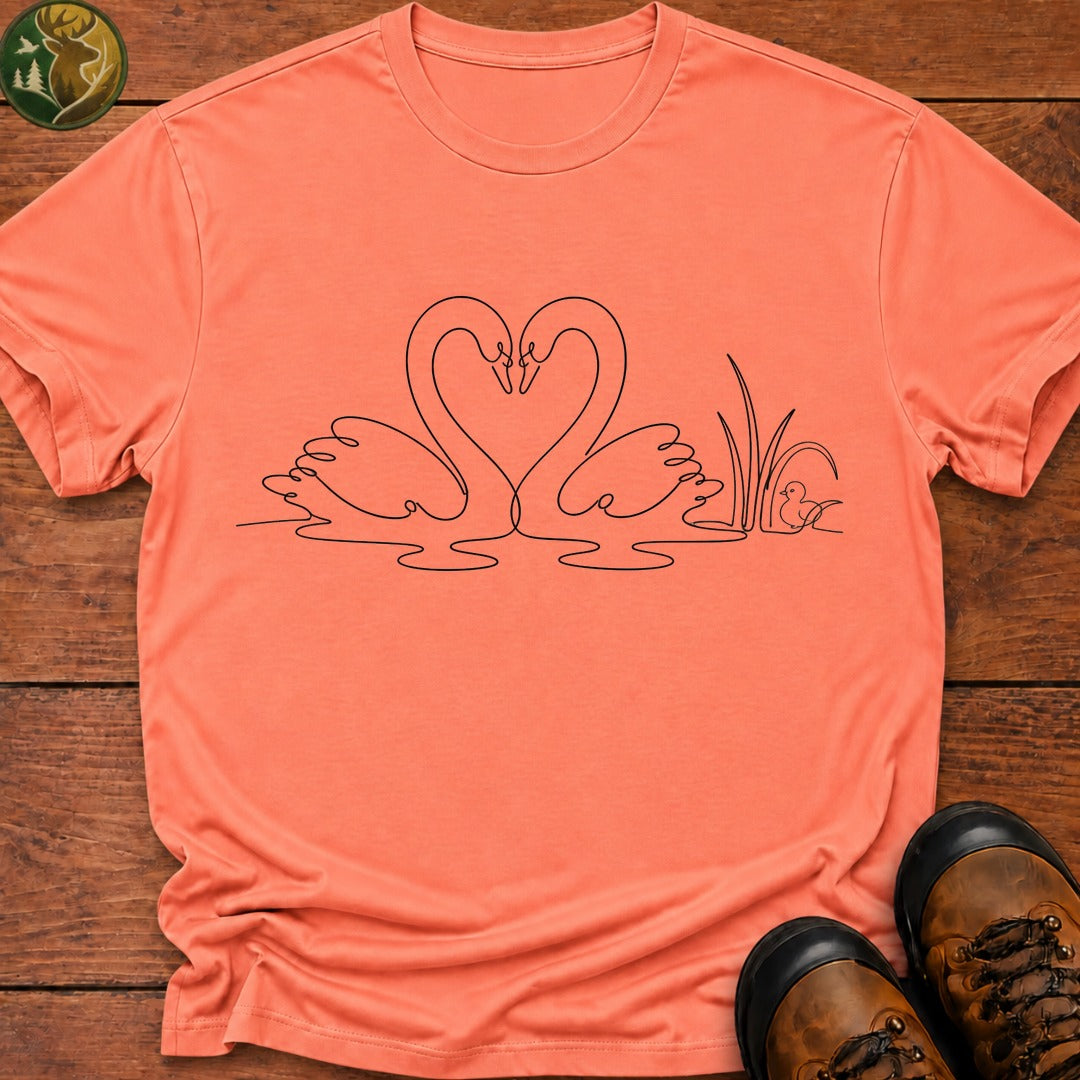 Trumpeter Swans T-Shirt - Melon