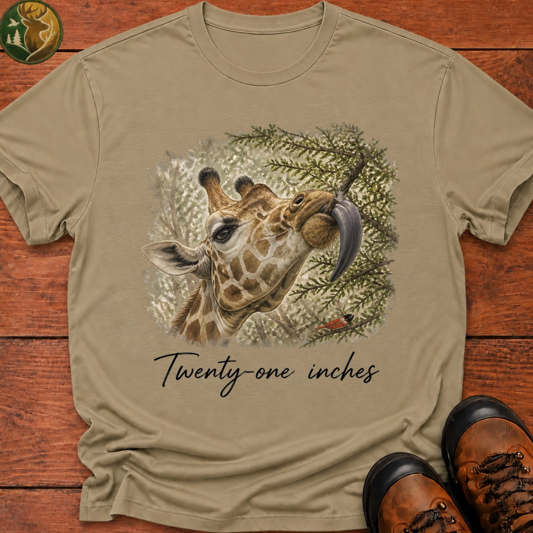 Twenty One Inches T Shirt - Khaki