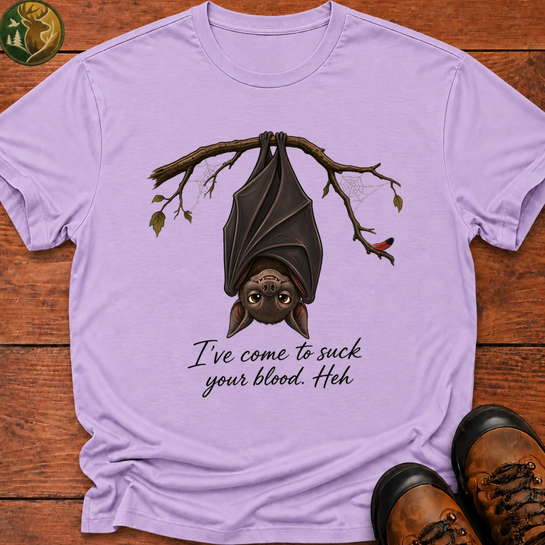 Vampire Bat Halloween T Shirt - Orchid