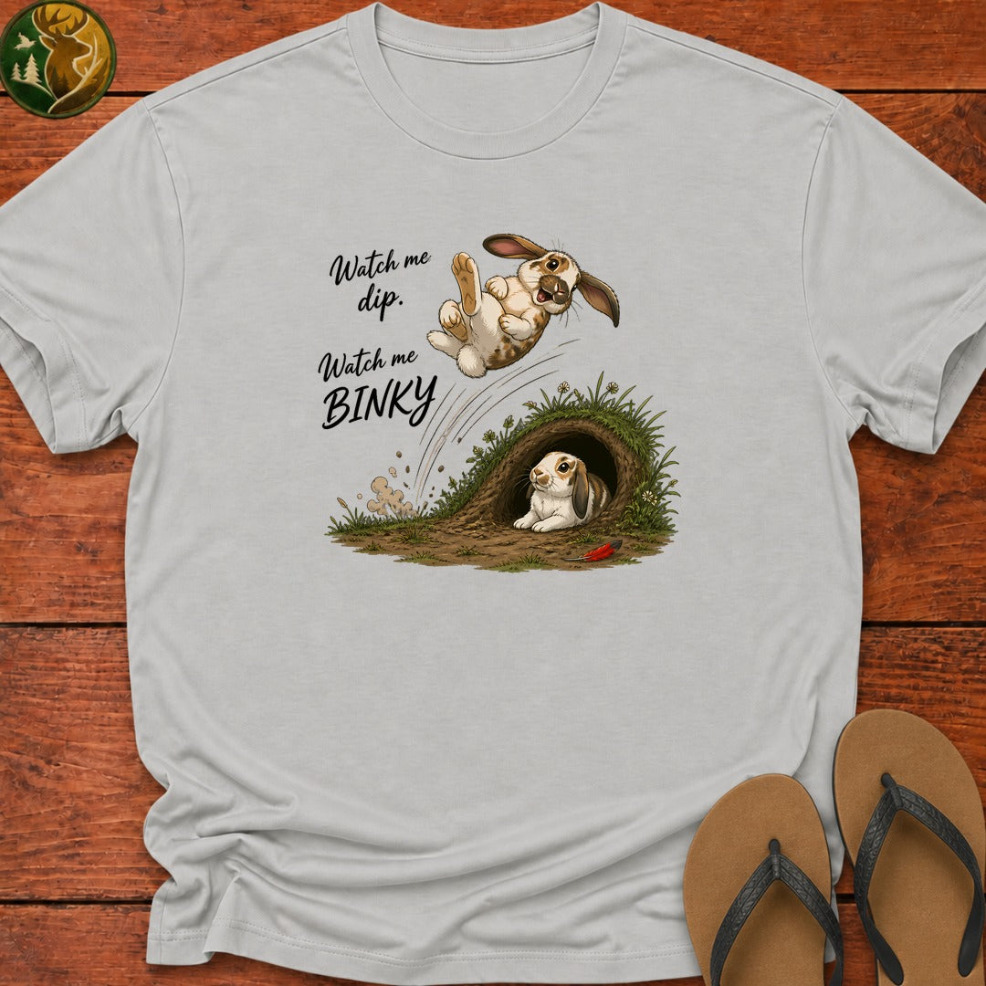 Watch Me Binky Kids T-Shirt - Ash