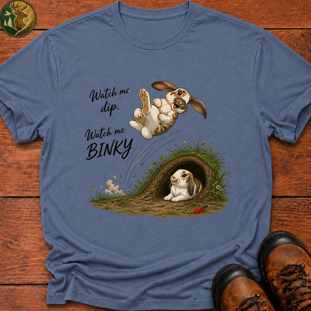 Watch Me Binky T Shirt - Blue Jean