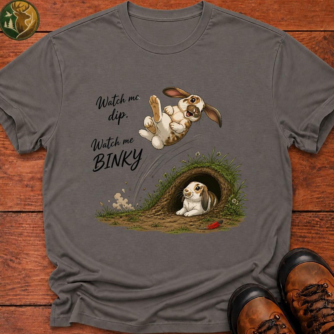 Watch Me Binky T Shirt - Grey