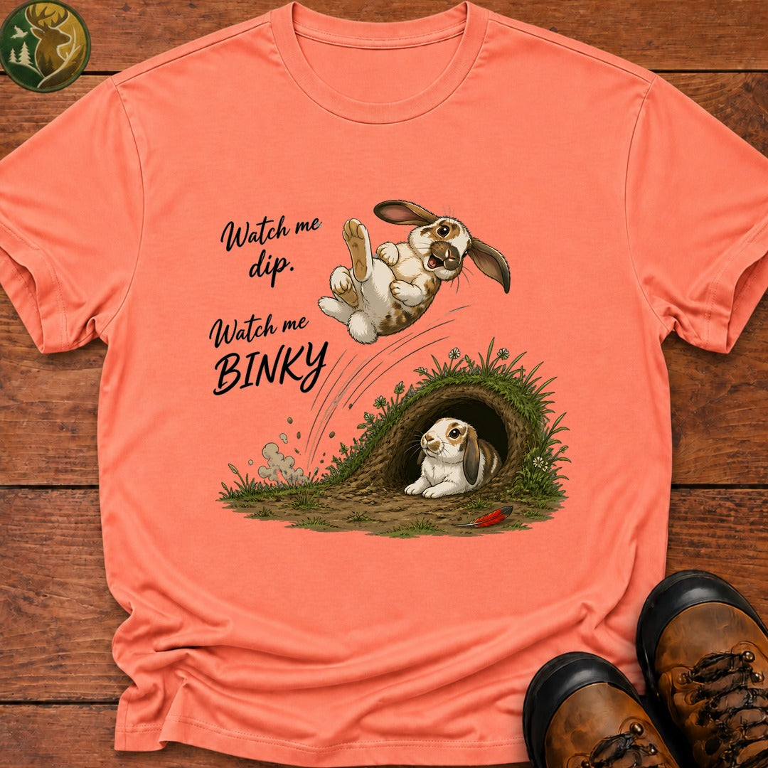 Watch Me Binky T Shirt - Melon