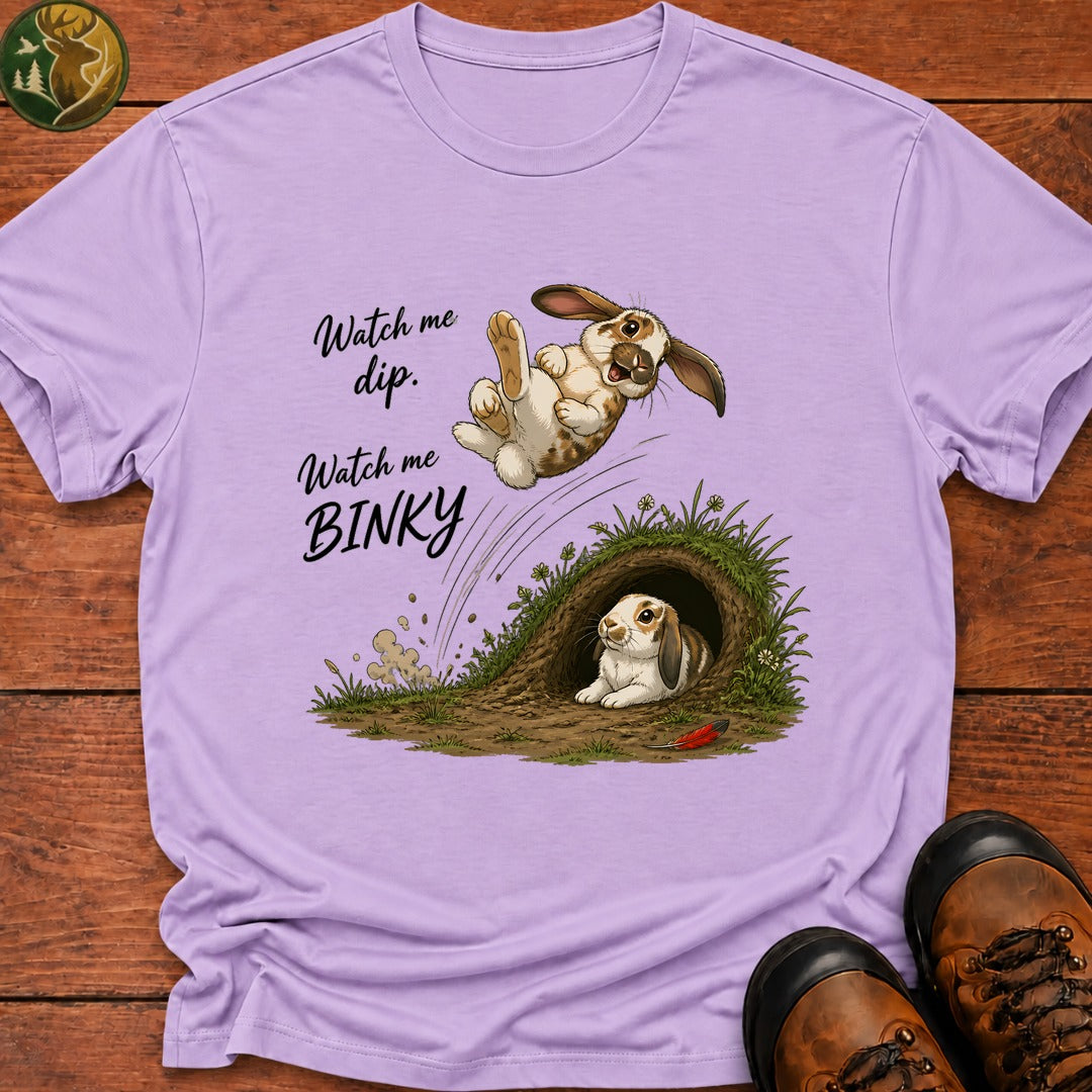 Watch Me Binky T Shirt - Orchid