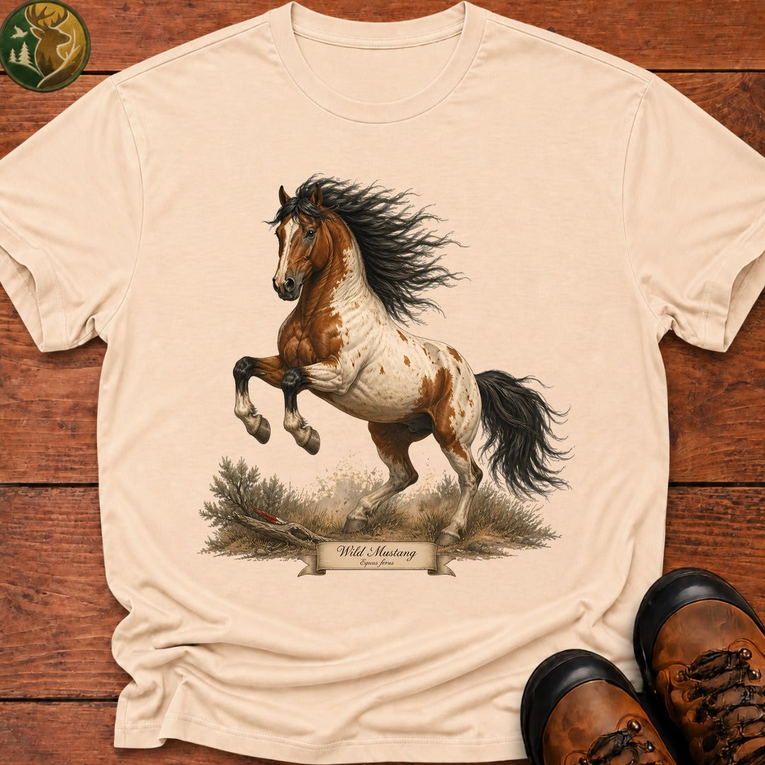 Wild Mustang T-Shirt - Ivory