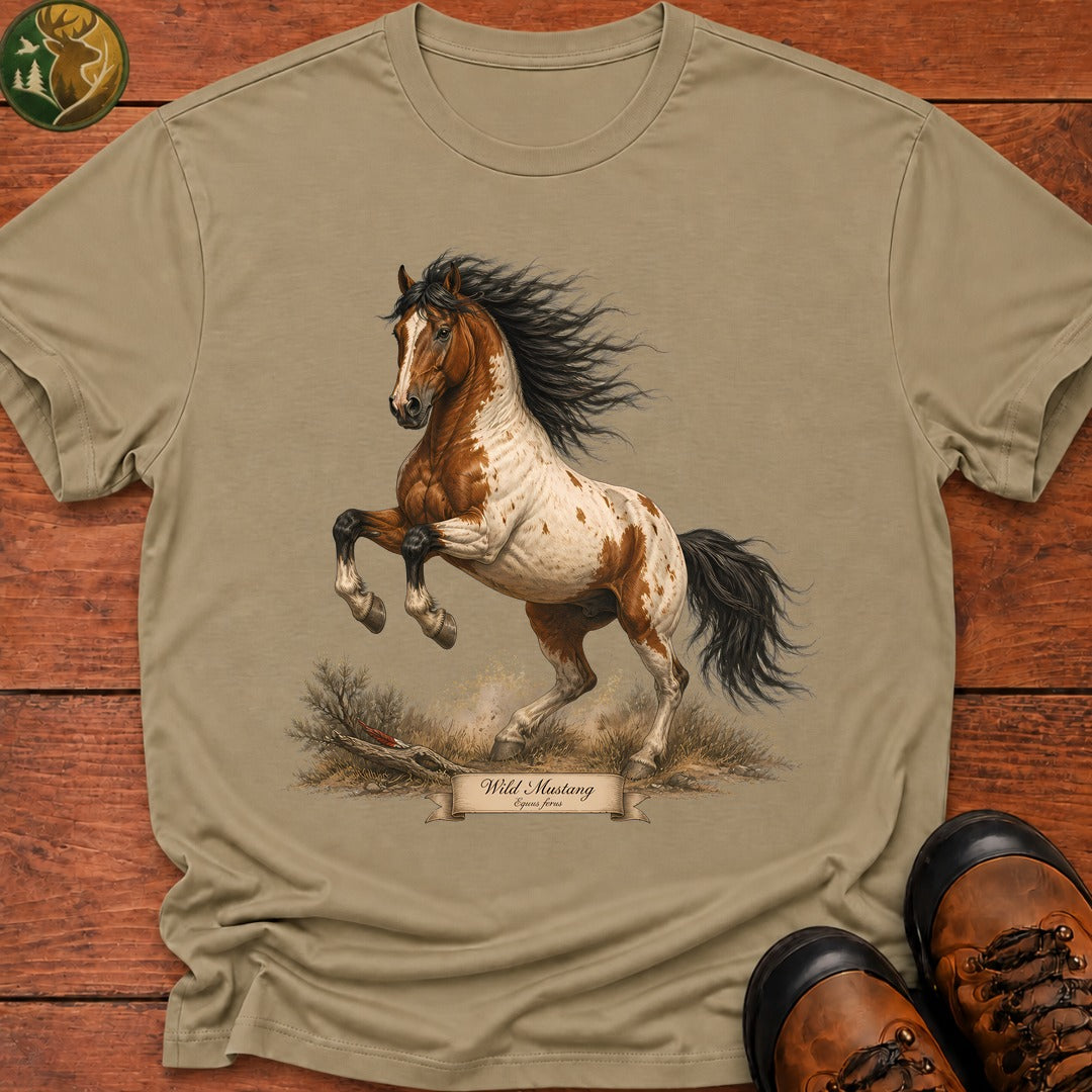 Wild Mustang T-Shirt - Khaki