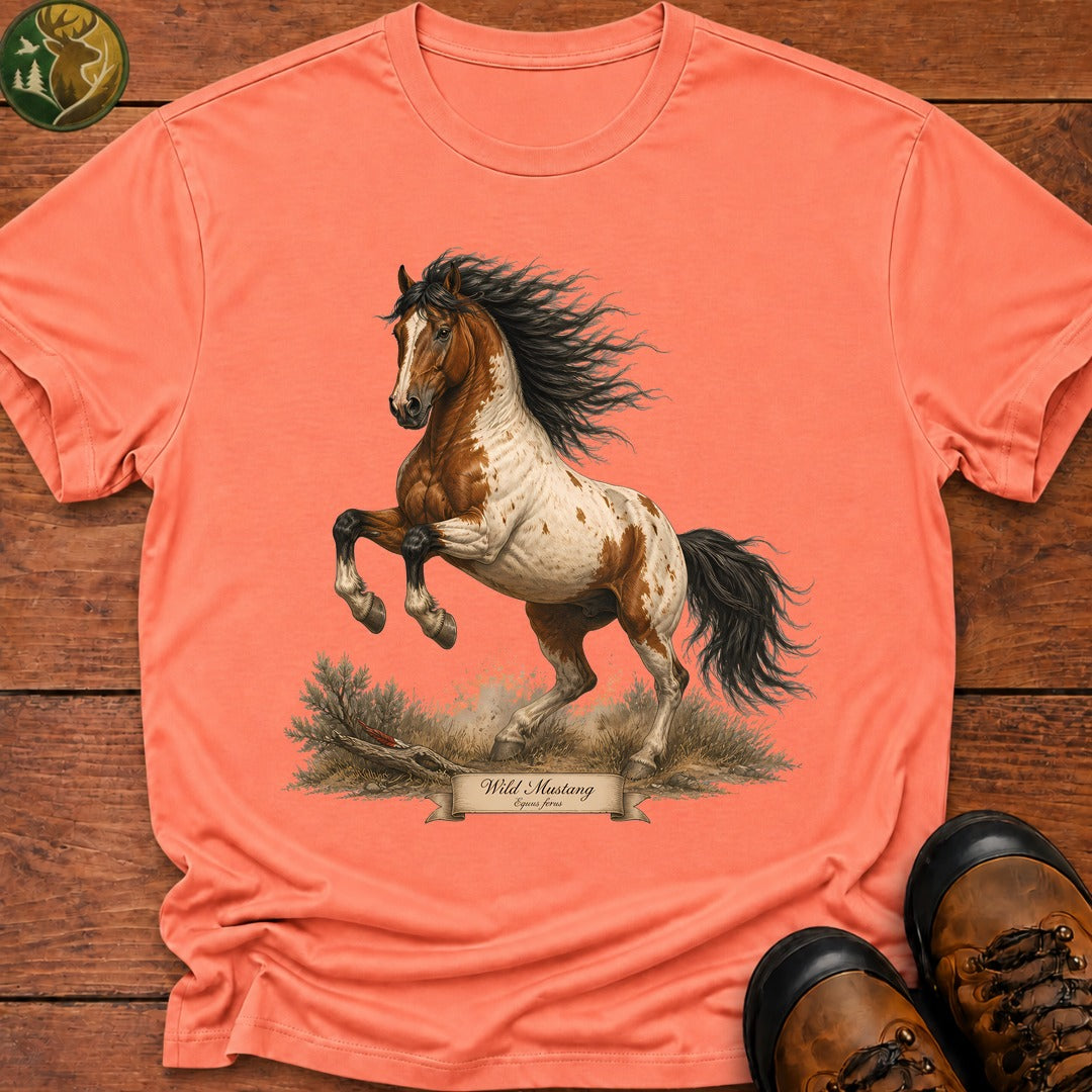 Wild Mustang T-Shirt - Melon