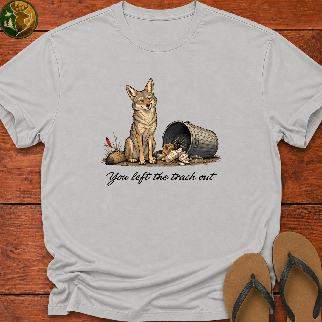 You Left The Trash Out Kids T-Shirt - Ash