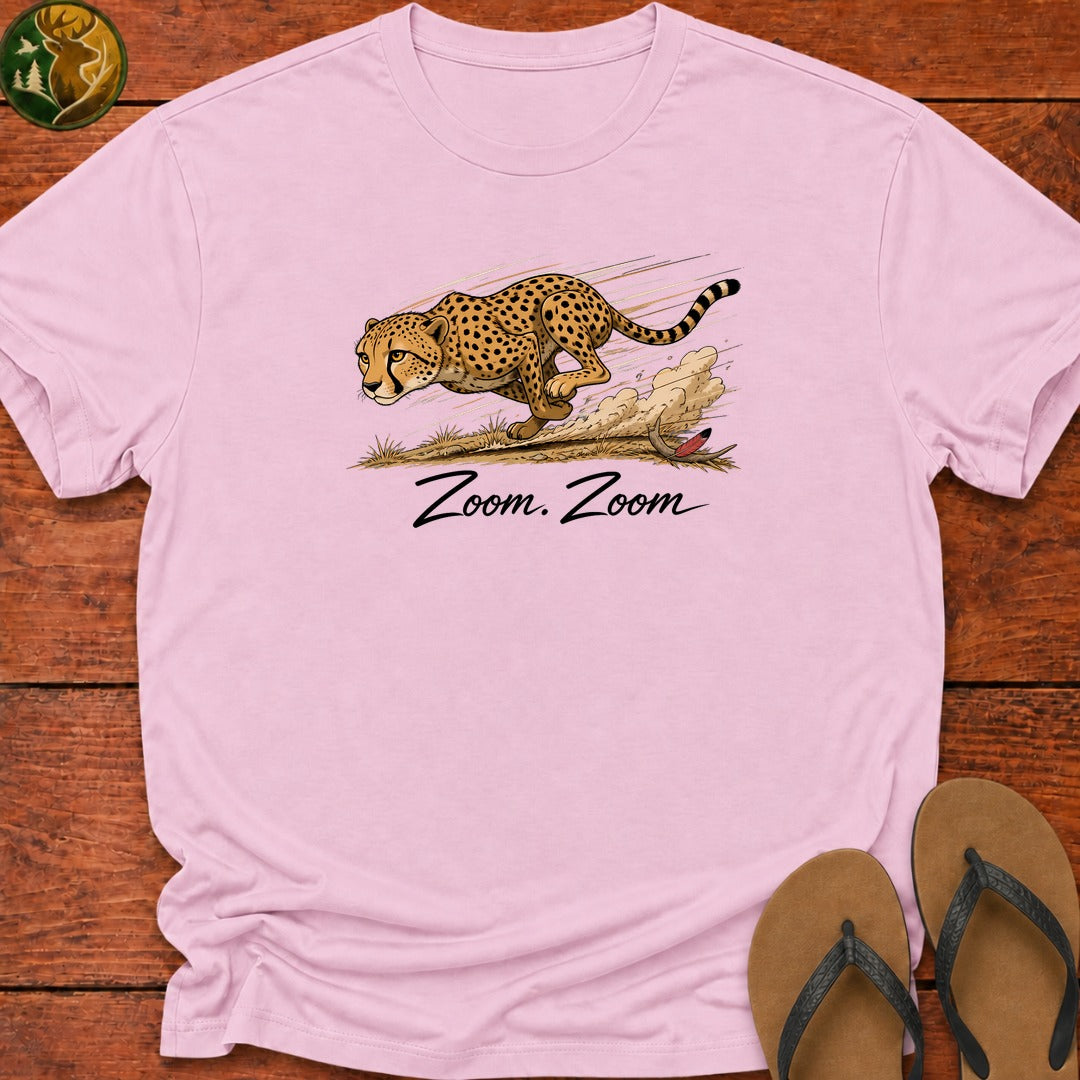 Zoom Zoom Kids T-Shirt - Light Pink